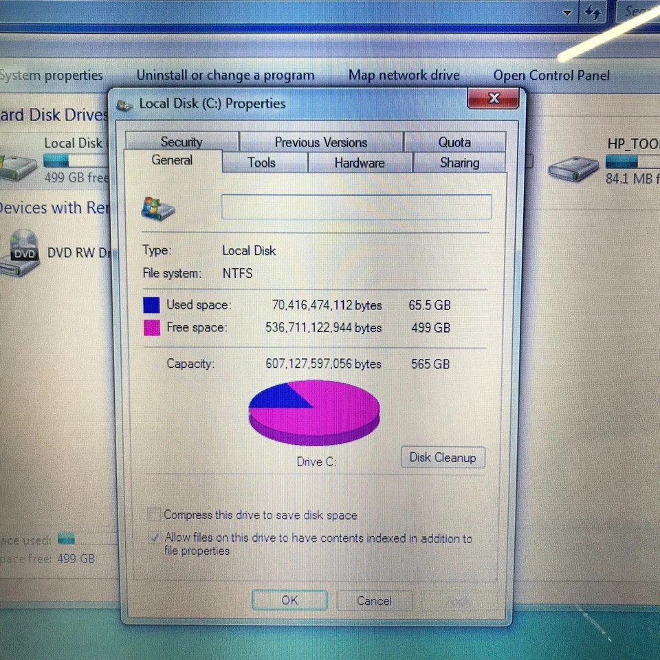 HP Pavilion dv7 Retro Gaming Laptop i5-M460 2.53GHz 6GB RAM (Windows 7 64-Bit) - Immagine 3 di 4