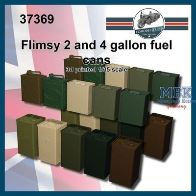FC MODEL TREND FCMT37369 British fuel containers ''Flimsy'' (1:35)