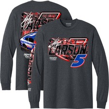 Kyle Larson 2026 Long Sleeve HendrickCars High-Octane 3-Spot Classic Ink T-Shirt