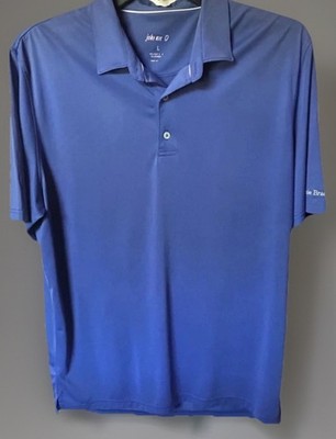 Johnnie-O Men s Size XL Royal Blue Golf Polo W/Bonnie Brae Logo On Sleeve