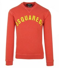 DSQUARED2 Uomo Men Felpa Maglione Made in Italy Strawberry Red Prezzo consigliato: 320€