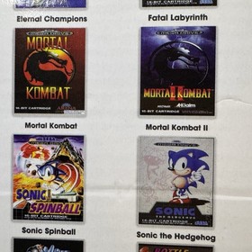 Sega Mega Drive Classic Game Console Emulator with 80 Preinstalled Games *READ*