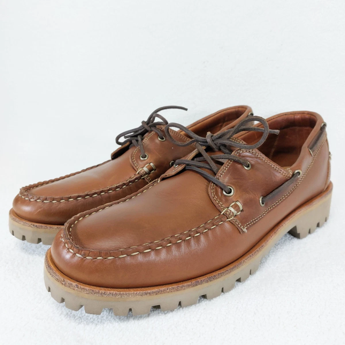 Allen Edmonds Boat Shoe Leather Upper Casual Shoes for Men for