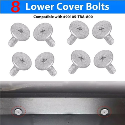 #ad 8PCS For Honda Under Cover Bolts 90105 TBA A00 Accord CR V Civic 2016 2025 $10.99
