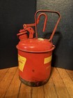 Vintage Eagle U1-10S Type 1 Gallon USA Safety Gas Can  Heavy Steel Red Empty — photo 2