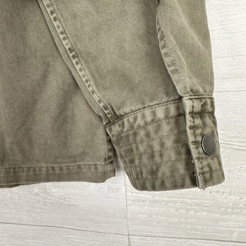 Rails Porter Field Utility Jacket Men Size S Sage Green Pockets Full Zip Army image 9