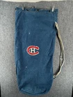 Vintage Denim NHL Montreal Canadiens Sport Gym Duffle Bag Blue Equipment Sack