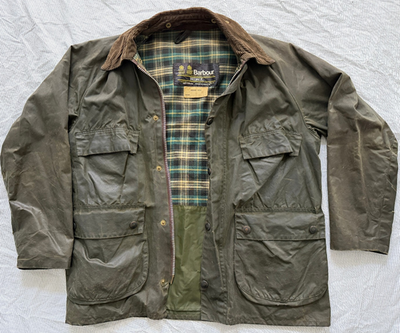 g*u様 Barbour Bedale ジャケットサイズ40 Vintage 1980's Barbour Bedale jacket c 40, 4-pocket, two crest