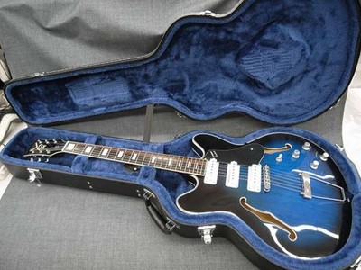 VOX Bobcat Semi-Hollow Guitar BC-S66 Blue Sunburst 3S w/Hardcase