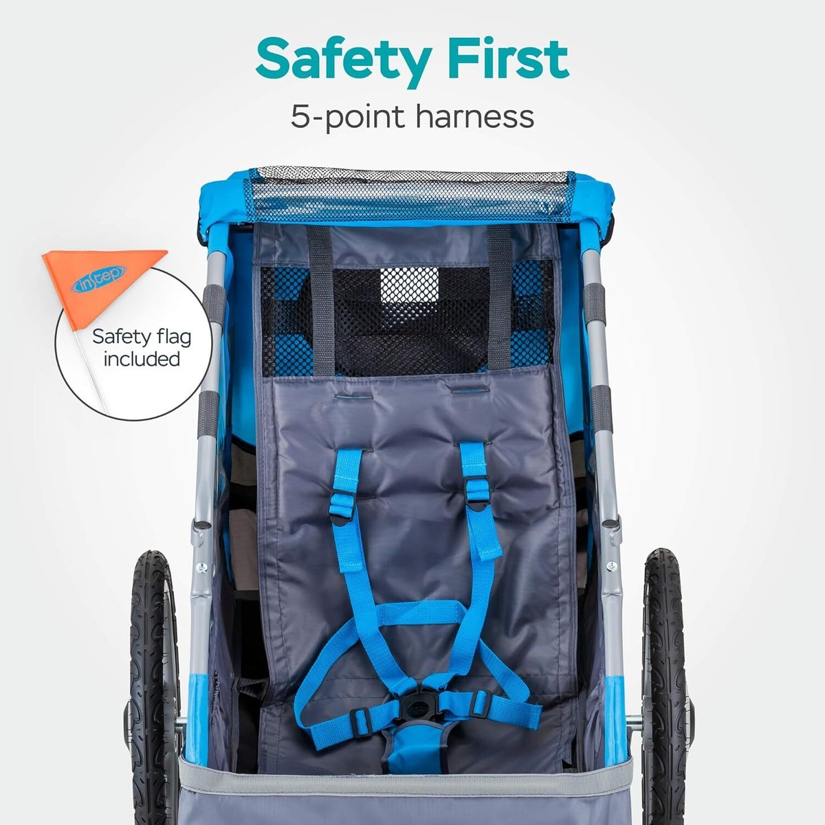 Instep Sync and Take Bike Trailer, Single Seat, Folding 12