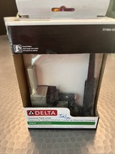 Delta 77760 Brilliance Stainless Vero Tank Lever, Left Front Or Left Side Mount