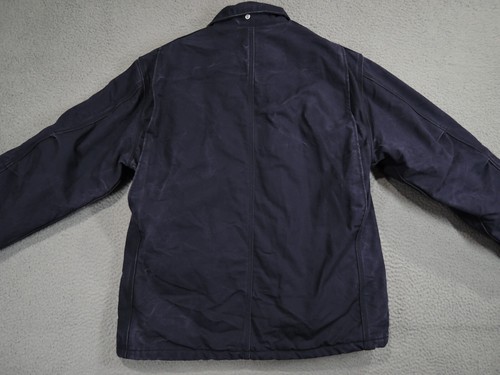 Carhartt FR Coat Overalls Mens Large 32x30 Blue Duck Quilted 101618, 101626 - Picture 6 of 18