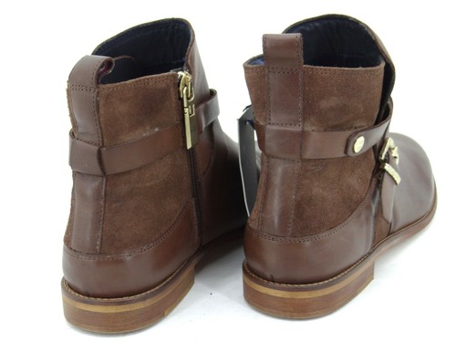 Tommy Hilfiger Chaussures Hiver Bottes Bottines Taille 39 Neuf - Photo 8 sur 10