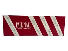 Vintage Pall Mall And  Cardboard Cigarette Carton Box Christmas Empty