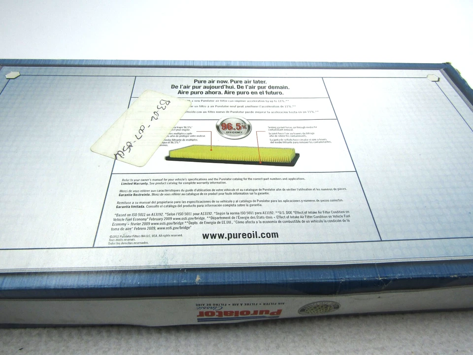 Purolator A25374 - Filtro de aire para 00-04/14-16 Volvo V40, 2016 V40 Cross Country Foto 3 de 3