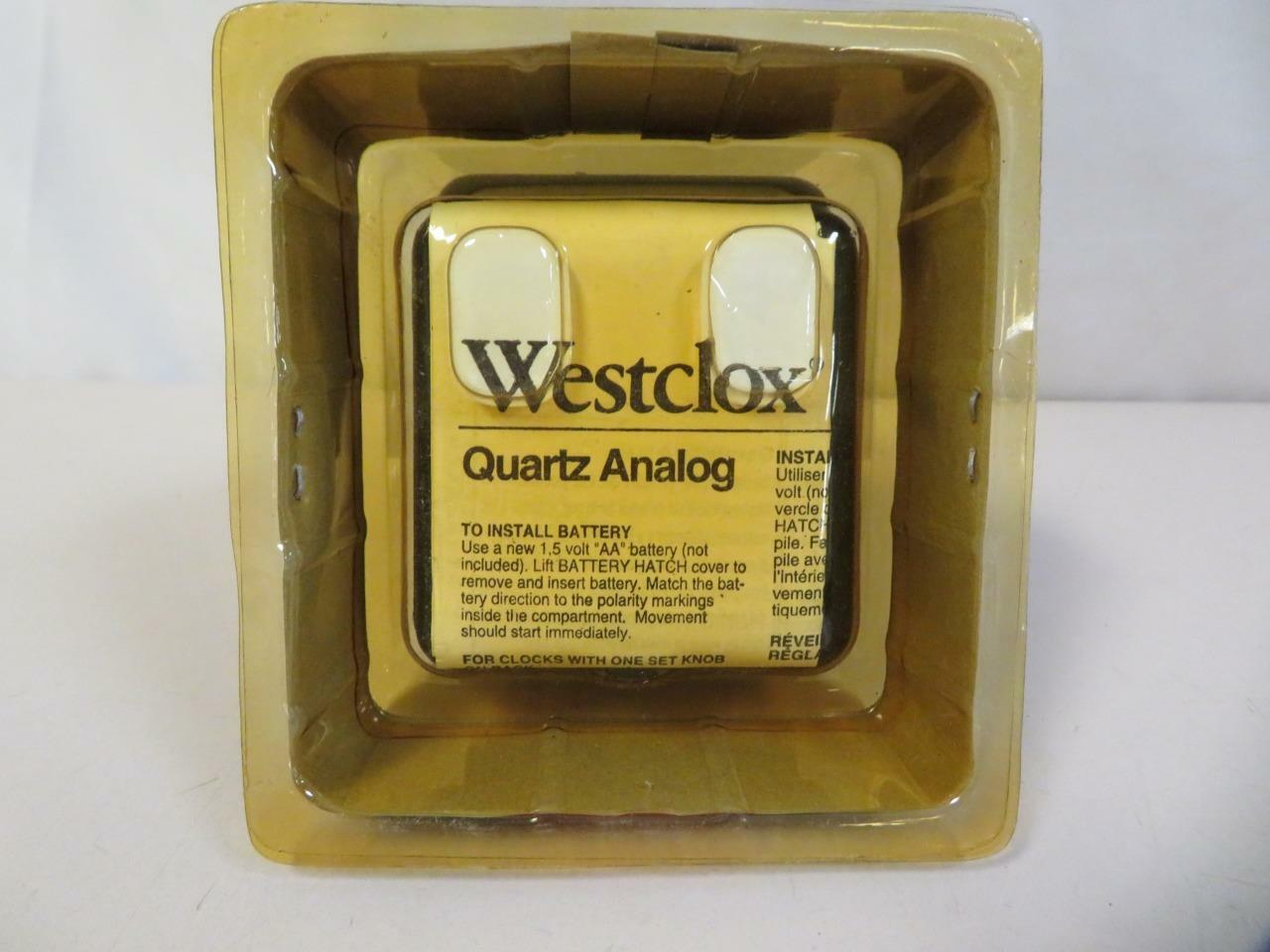 Westclox Travelite Quartz Analog Battery Clock Compact Folding Travel Case