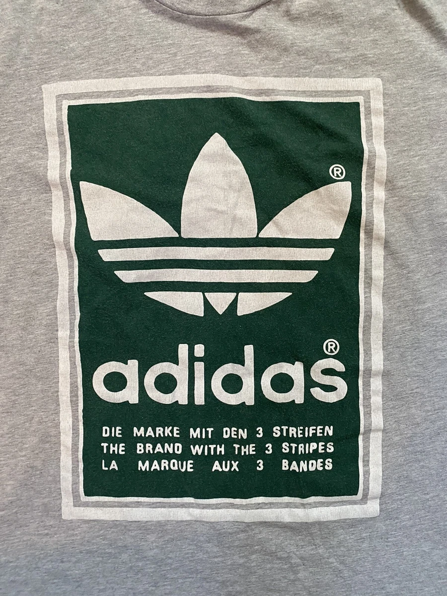 Grey hotsell adidas tshirt