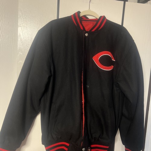 CINCINNATI REDS REVERSIBLE Jacket JH Design Size Medium - 第 1/20 張圖片