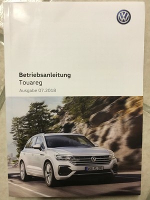Vw Touareg 3 2018 Betriebsanleitung 2018 Bedienungsanleitung Bordbuch Auto Ebay