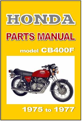 HONDA CB400 サービスマニュアル セット HONDA Parts Manual CB400 F CB400F 1975 1976 1977 Replacement