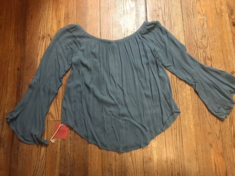 MOSSIMO supply co (target) blue blouse XS - NWT