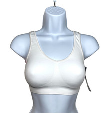 NWT Bali Women's S One Smooth U Smooth Wireless Support Bralette DFBRAL White