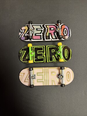 Lot Of 3 ZERO Tech Deck Boards Rare Zero Wheels And Upgraded Griptape
