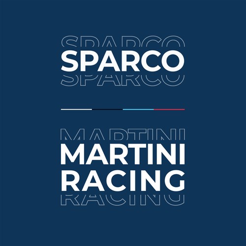 Sparco Martini Racing Scarf 150x20cm Jacquard Rally Fan Motorsport Merchandise - Picture 3 of 19