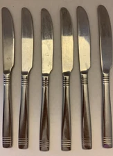 Faberware Europa Stainless 9” Dinner Knives Set of Six