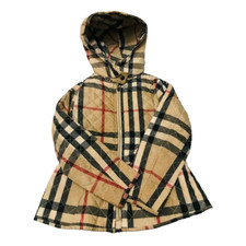 Burberry Nova Check Hooded Coat Jacket 4 5