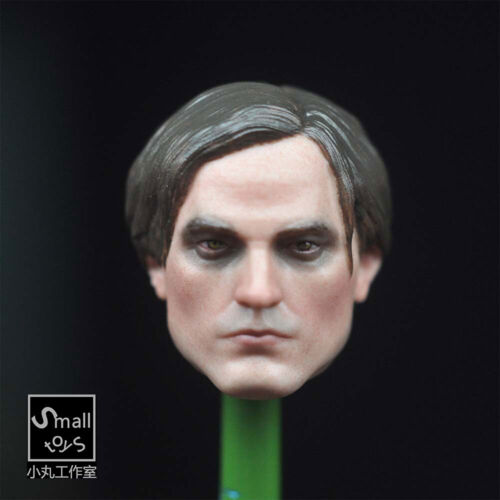 juguetes pequeños 1/10 Bat Hero Robert Pattinson Head Sculpt Carving Model Fit McFarlan - Imagen 1 de 4