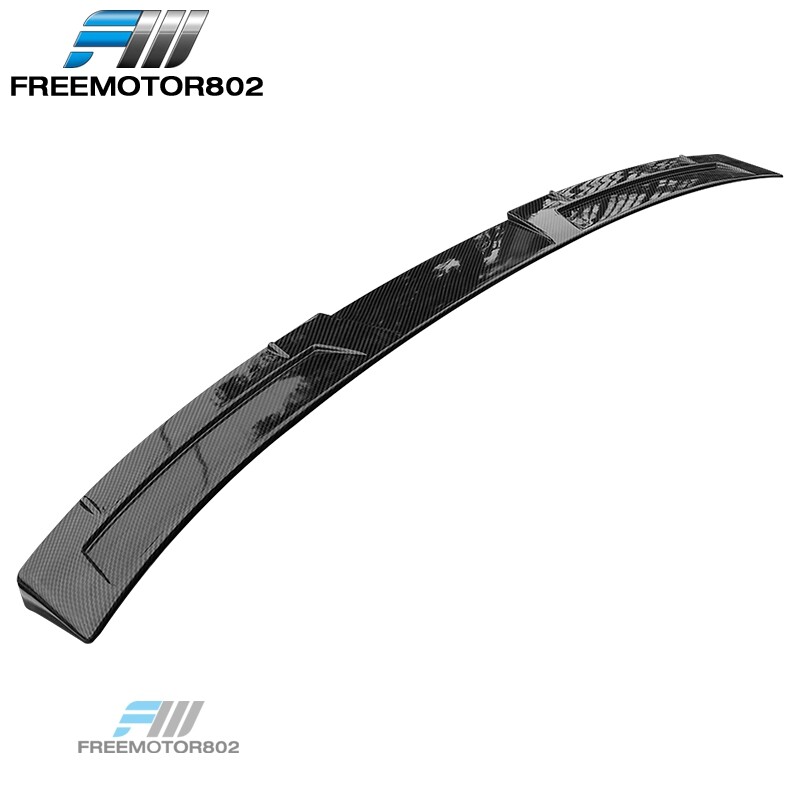 For 19-25 Nissan Altima IKON Style Carbon Fiber Print ABS Rear Roof Spoiler Wing