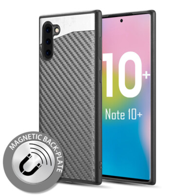 Samsung Galaxy Note 10 Plus- Magnetic Backplate Carbon Fiber