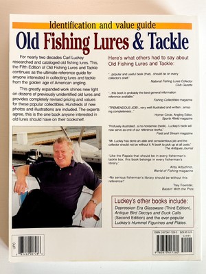 Old Fishing Lures and Tackle by Carl F. Luckey, 5th ed 