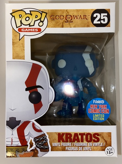 NYCC 2015 GOD OF WAR POSEIDONS RAGE KRATOS POP FUNKO EXCLUSIVE VARIANT | eBay