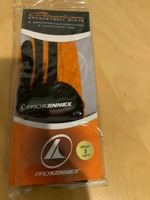 Pro Kennex Ovation Racquetball Glove, Small, Left Hand, Orange