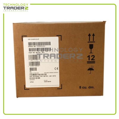 881787-B21 HPE 12TB 7.2K SATA LP 512e 6Gbps 3.5'' Hard Drive ***Factory Sealed***