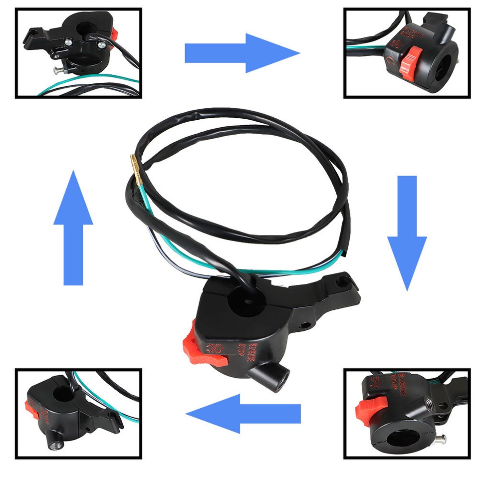 MATI Right Side Engine Kill Switch For Honda CRF50F (2004-2023) - Replaces 35130-GEL-D61 / A00, 1 Year Warranty