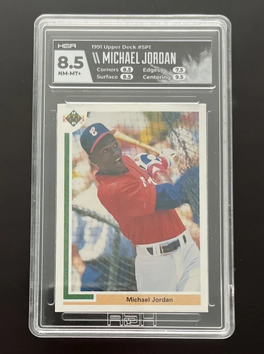 1991 Upper Deck Michael Jordan #SP1 White Sox Bulls HGA 8.5 NM-MT+ Mint 