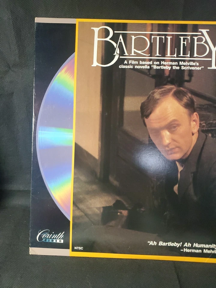 BARTLEBY Laserdisc LD VERY GOOD CONDITION VERY RARE GREAT FILM PAUL SCOFIELD - Image 2 of 4