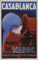 Casablanca Porte Du Maroc Vintage Travel Poster Repro 16x24 Casablanca Porte Du Maroc Vintage Travel Poster Repro 16x24