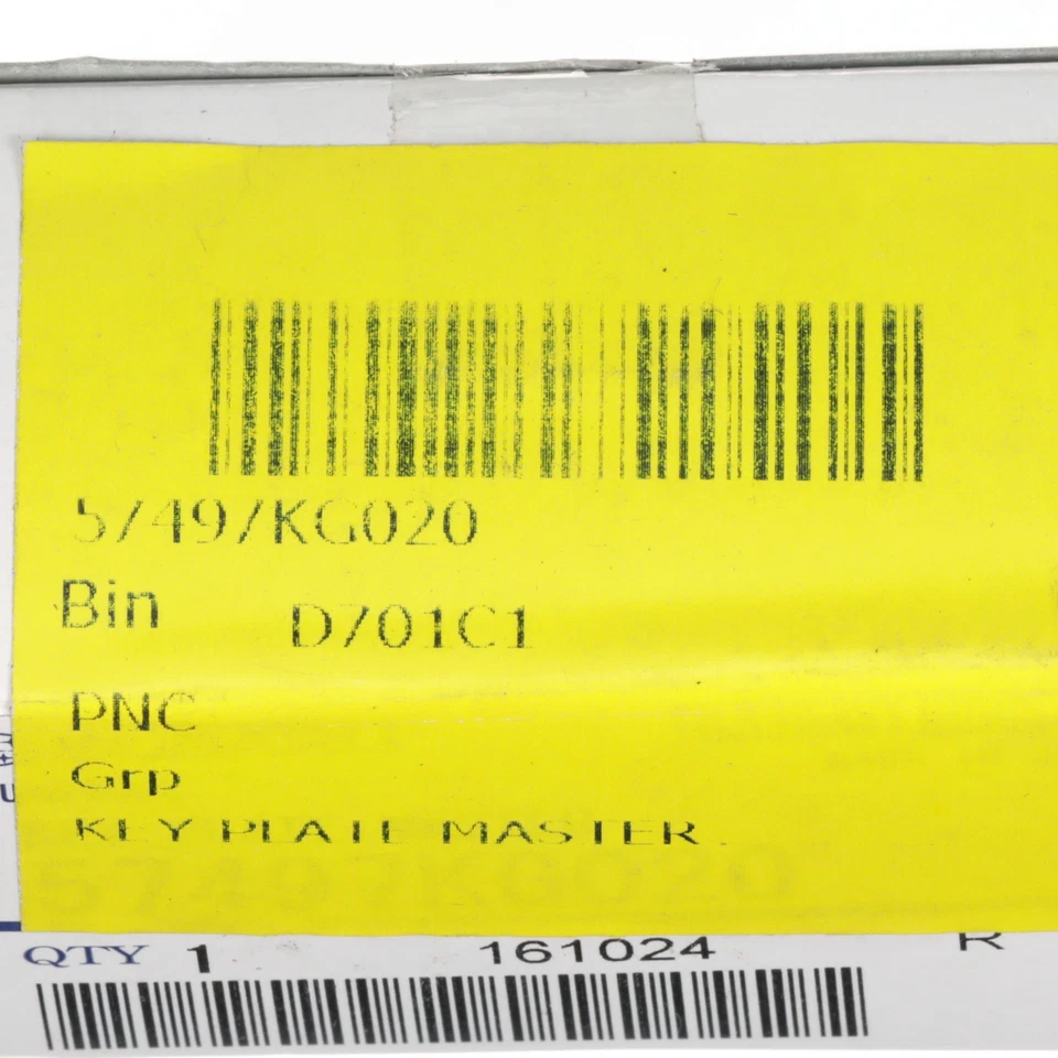 Subaru Impreza Legacy SVX 1993-2001 llave maestra placa en blanco OEM NUEVO 57497KG020 Foto 3 de 3