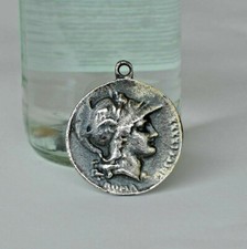 TIRO A SEGNO NAZIONALE ROMA, stary MEDAL, prawdopodobnie srebrny, 49mm, 47 gramów