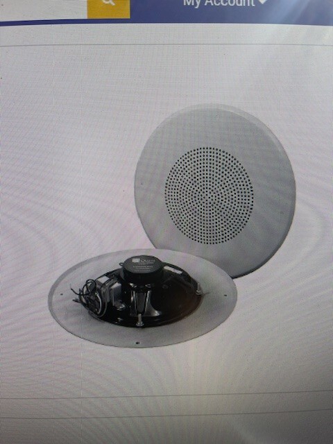 NEW Quam C5/BU/W/VC C5 Series Ceiling Speeker 8"