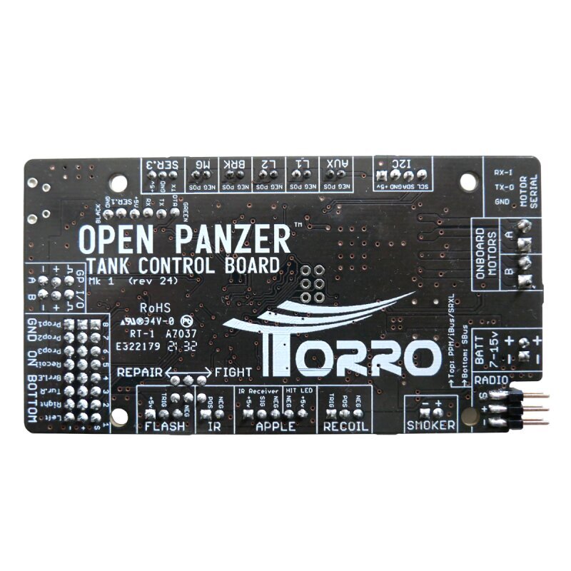 Torro RC Tank Open Panzer Control Board MFU Motherboard