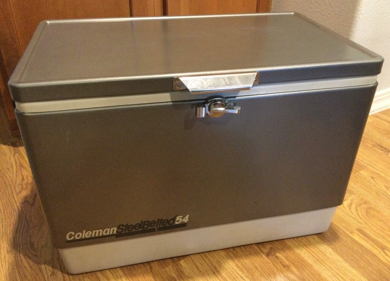 Coleman Steelbelted 54 silver gray vintage cooler eBay