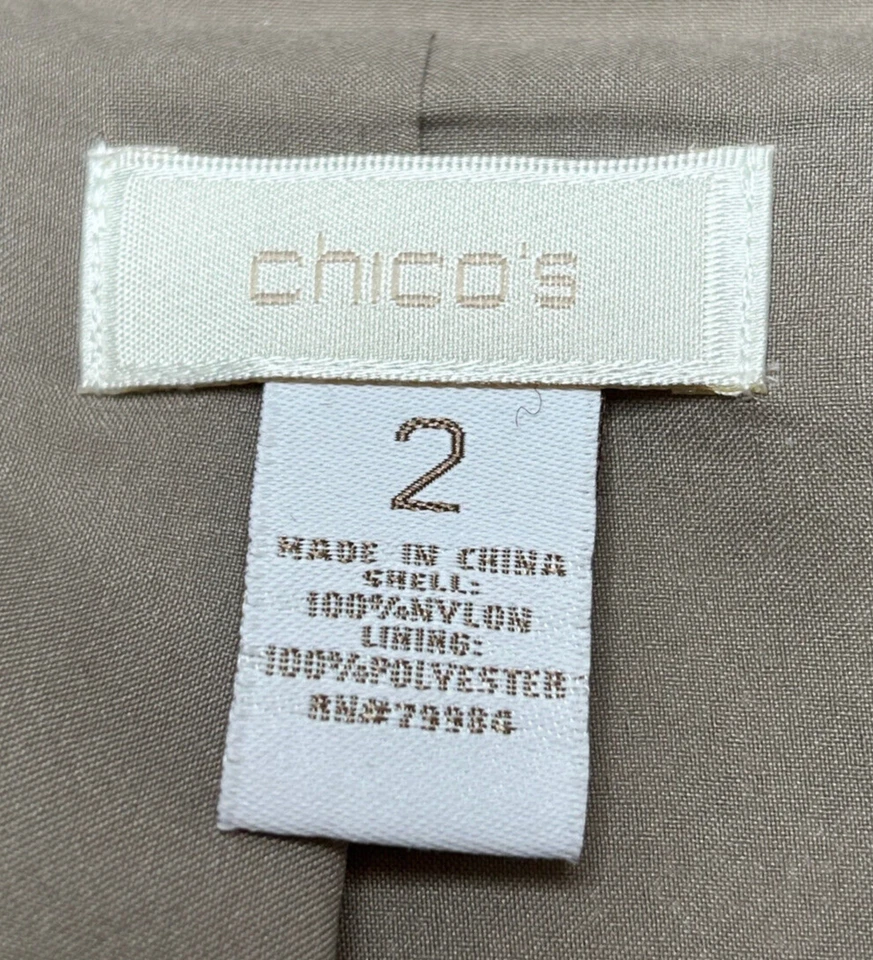 Chaqueta Chicos Mujer Grande Dorada Todas las Lentejuelas Fiesta Vacaciones Bolsillos Forrada Crucero Foto 2 de 4