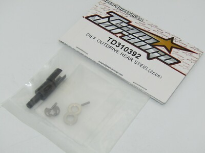 Team Durango Diff Outdrive hinten / Stahl (1 Paar) - TD310392