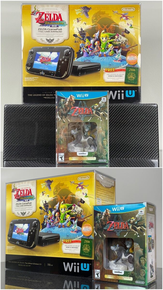 NEW Zelda Wii U Wind Waker HD Nintendo Deluxe BOX Set System NEW Zelda Wii U Wind Waker HD Nintendo Deluxe BOX Set System