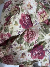 VTG Ralph Lauren Post Road Constance Floral Rose Set F/Q Comforter Q Bedskirt